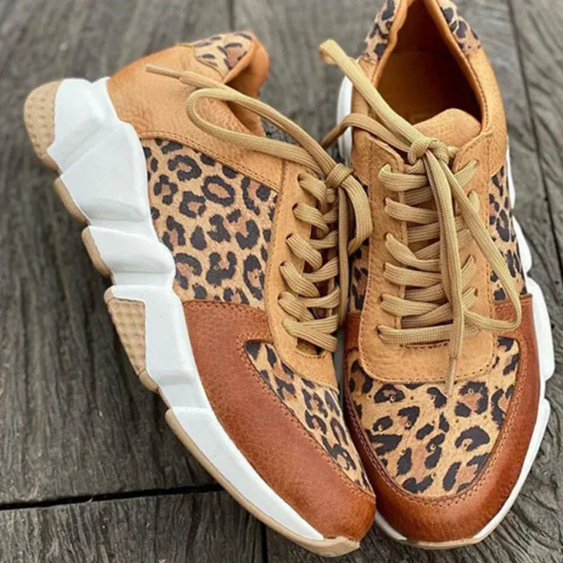 Femke - Sneakers Léopard Tendance