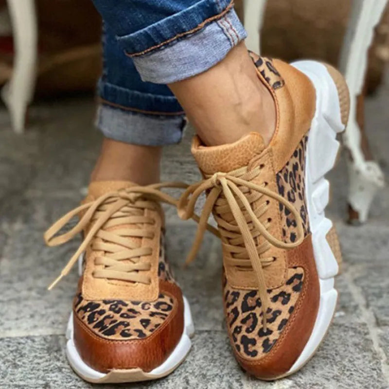 Crissa - Chaussures Léopard Confortables