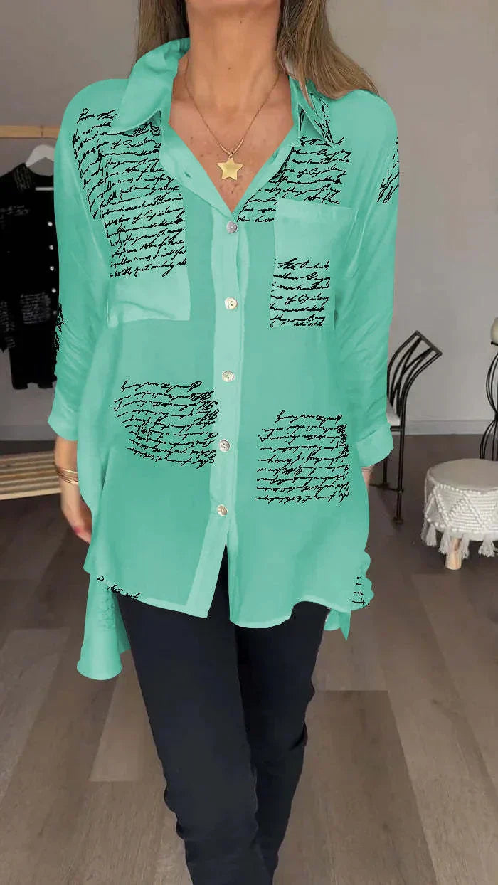 Monique - Blouse Élégante Printanière