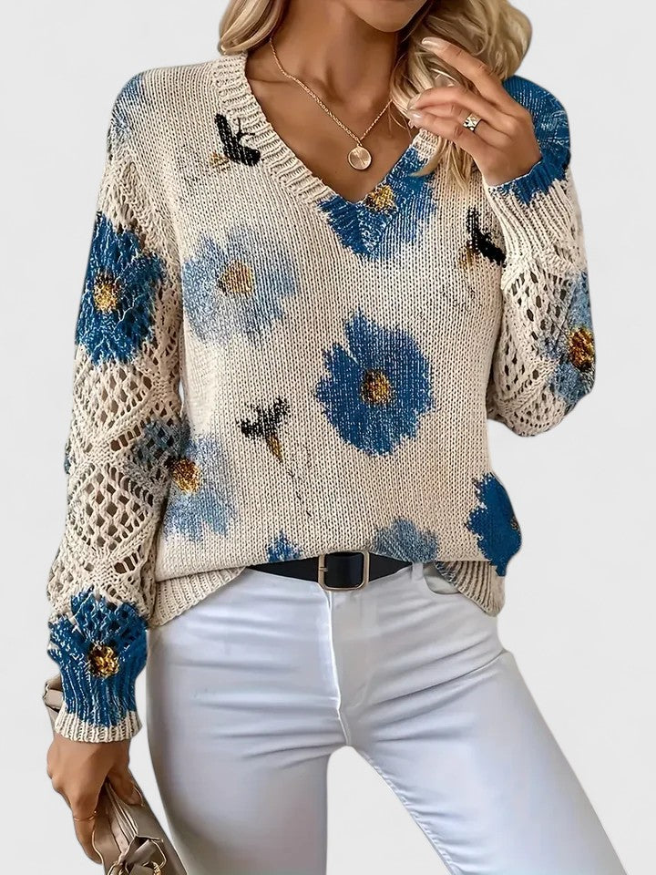 Aurélie - Cardigan Floral Léger