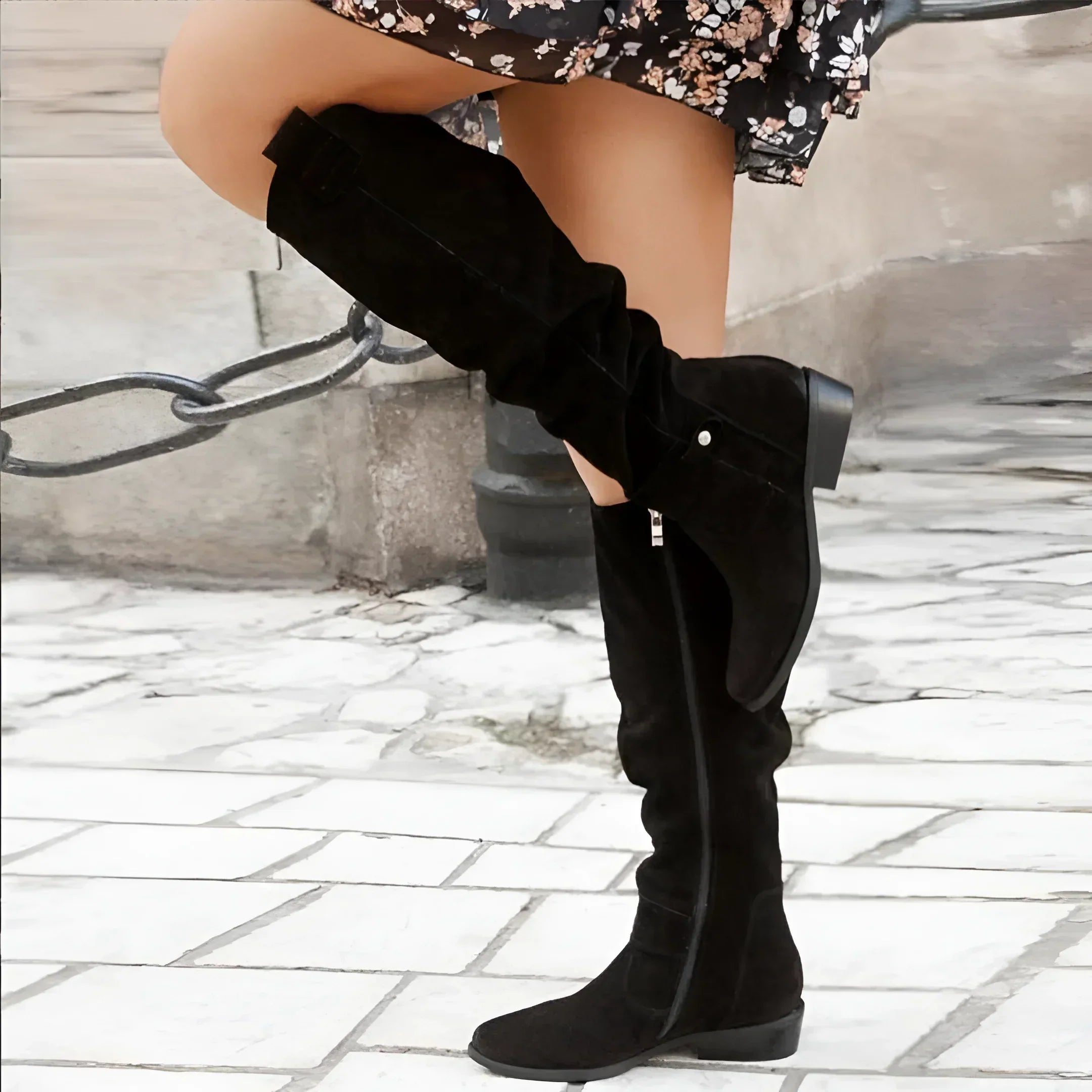 Madeleine - Bottes Montantes En Suède