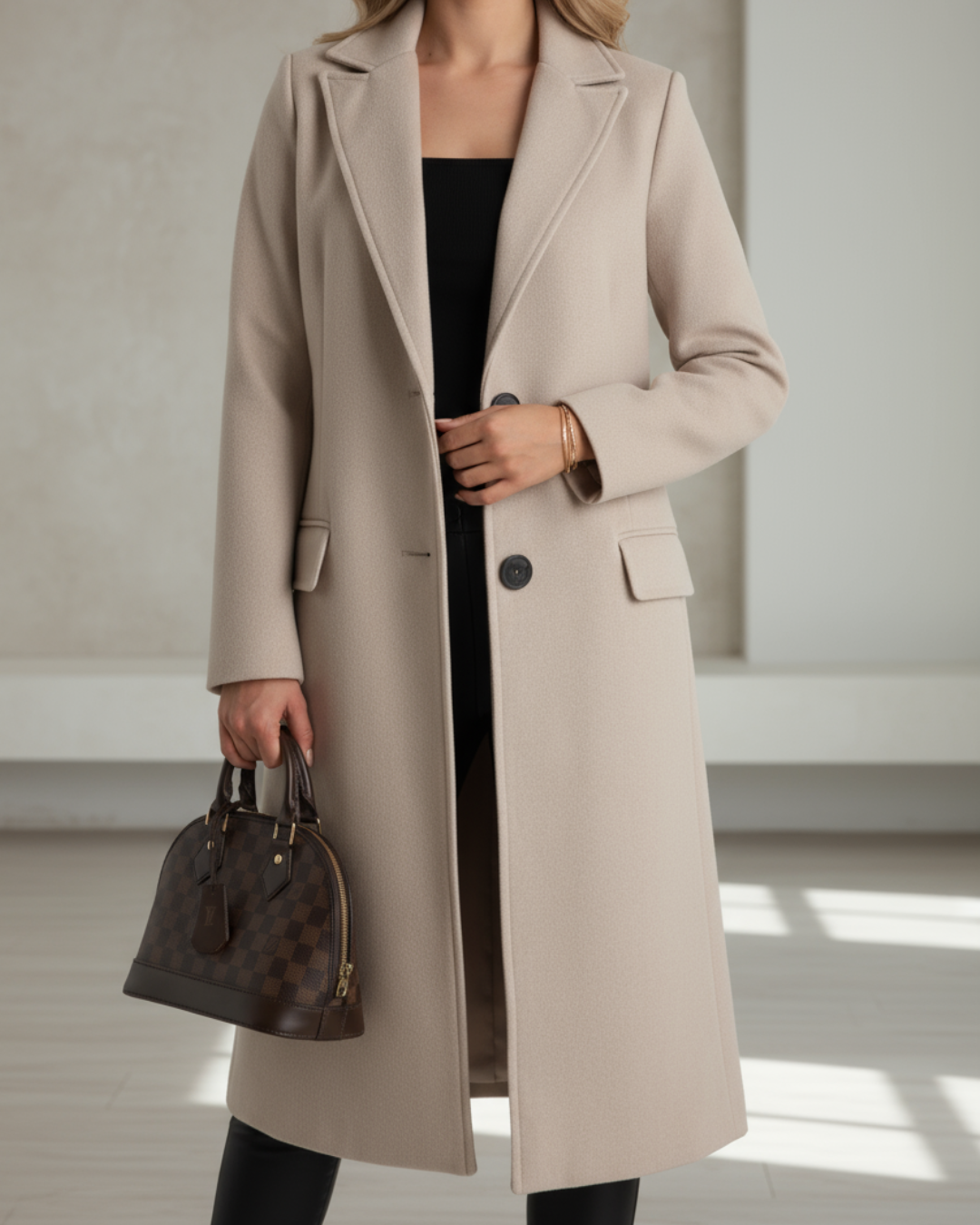 Judith - Manteau Long Sophistiqué
