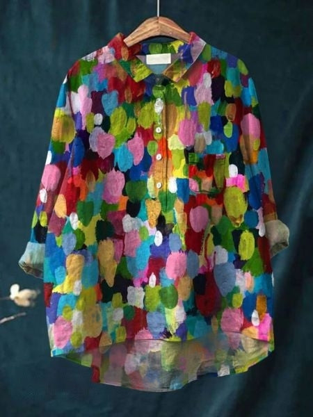 Lila - Blouse Florale Élégante
