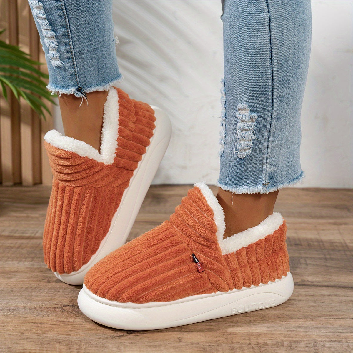 CozyStep - Chaussons Douillets Élégants