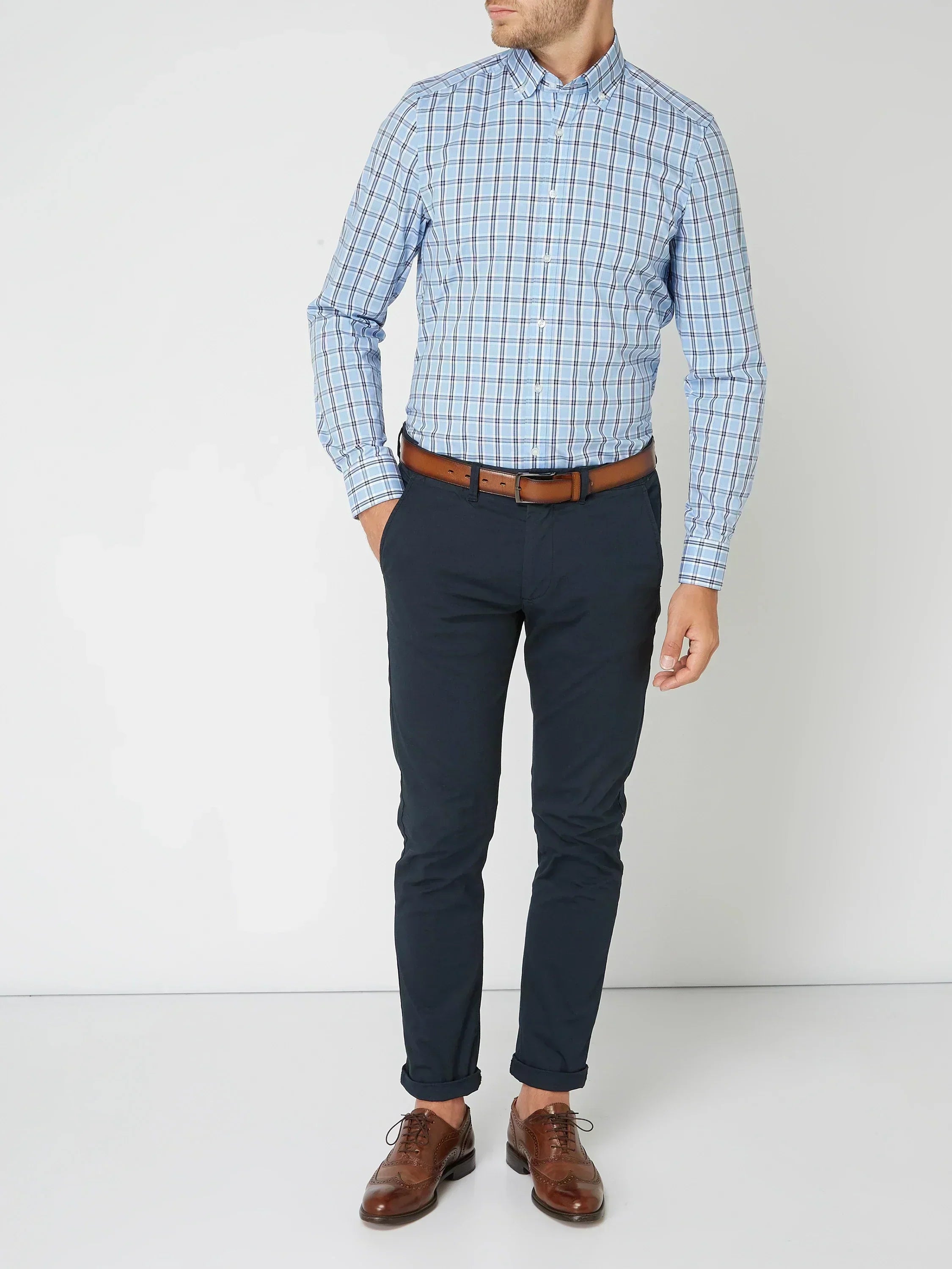 James - Chemise À Carreaux Classique