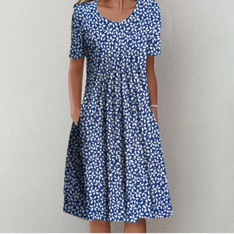 Celeste - Robe Midi Aérée Élegante