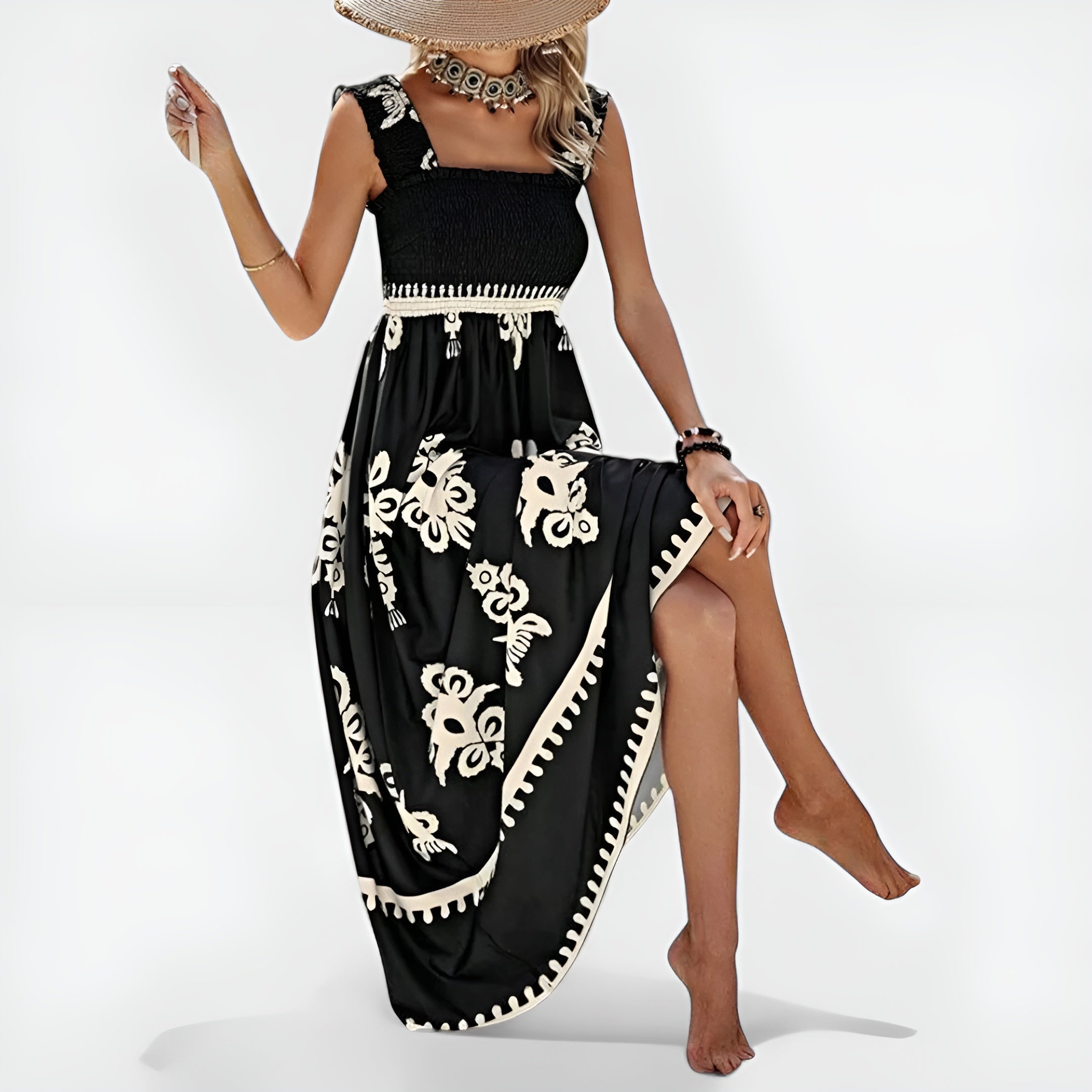 Magda - Robe d'Été au Style Unique