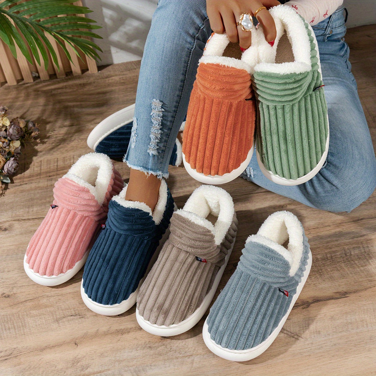 CozyStep - Chaussons Douillets Élégants