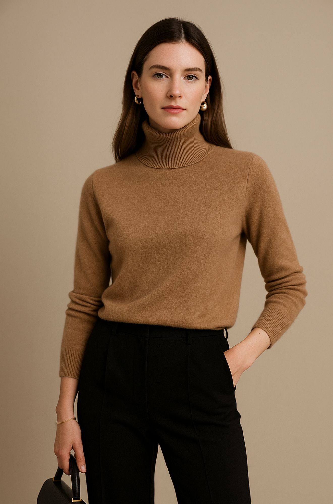 Amara - Pull Col Roulé Luxueux