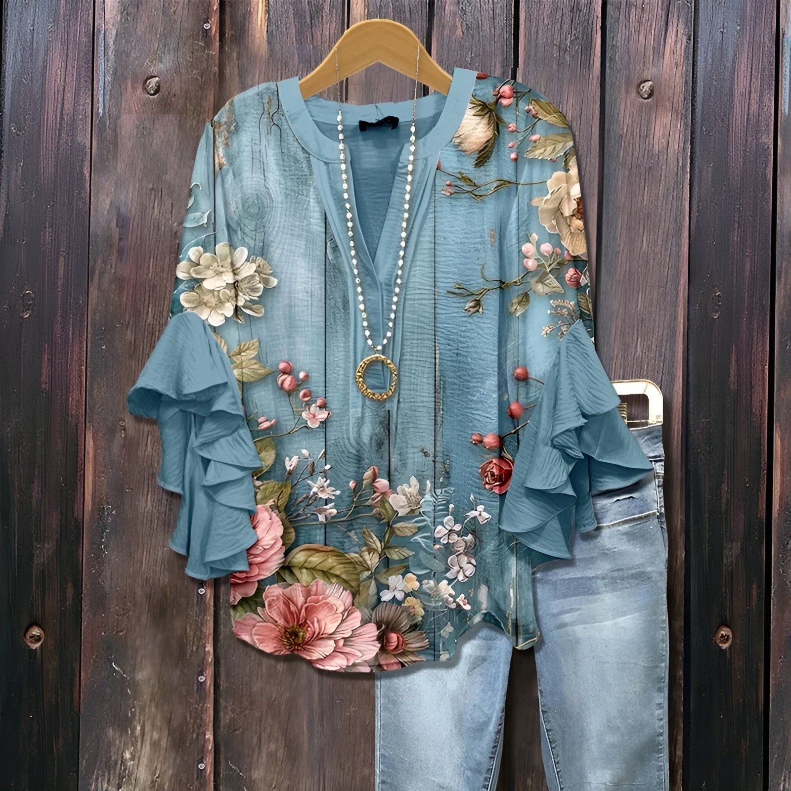 Elisabet - Blouse Estivale Décontractée