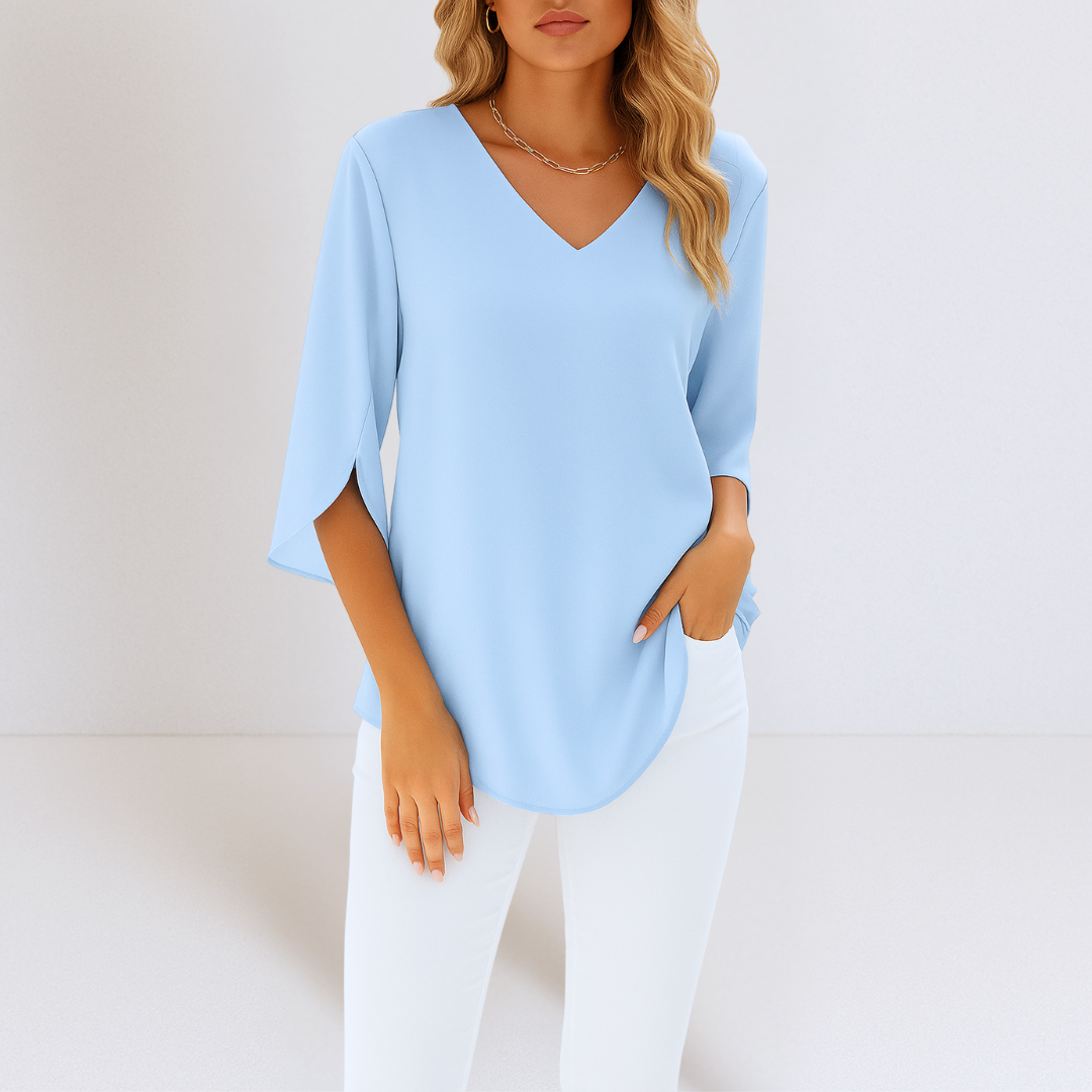 Sophie - Blouse Élégante Estivale