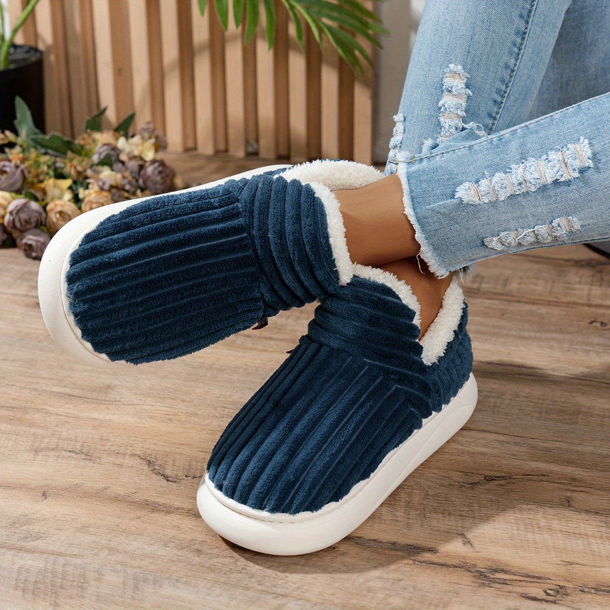 CozyStep - Chaussons Douillets Élégants