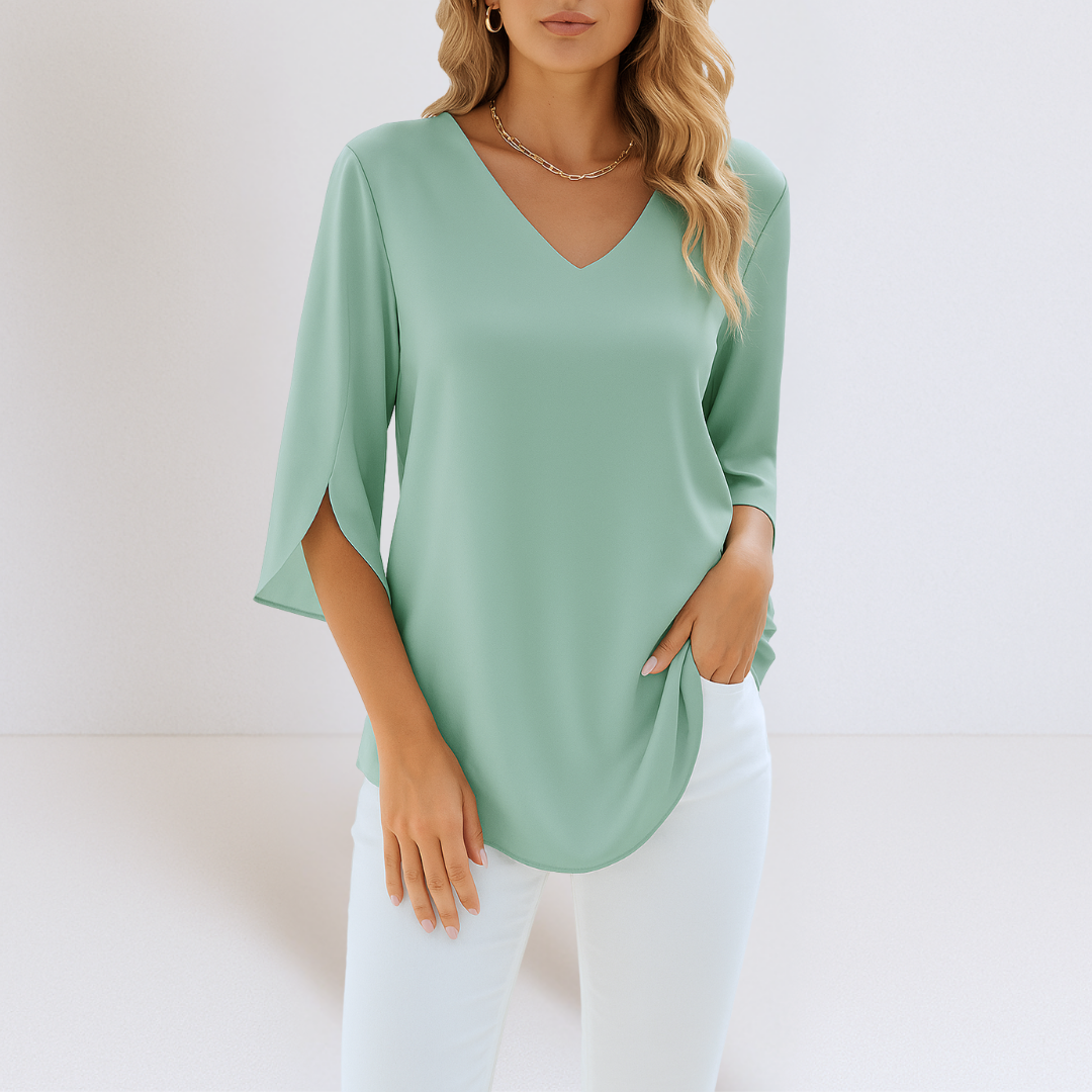 Sophie - Blouse Élégante Estivale