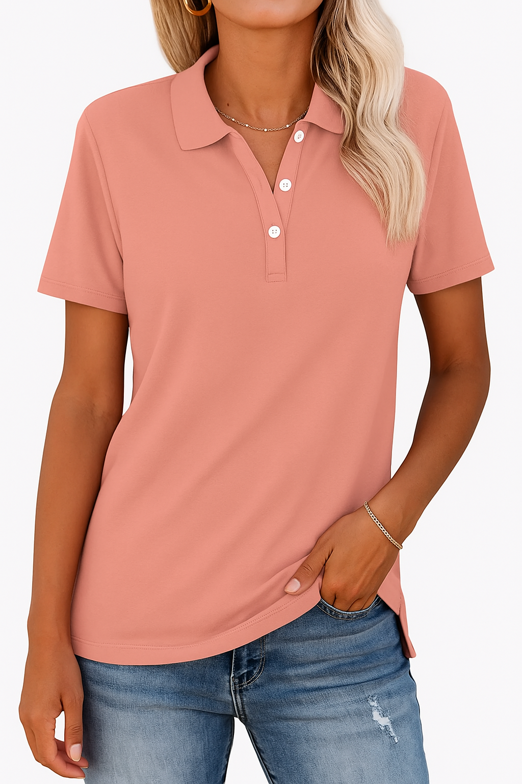 Julia - Chemise Polo Respirante au Style Élégant