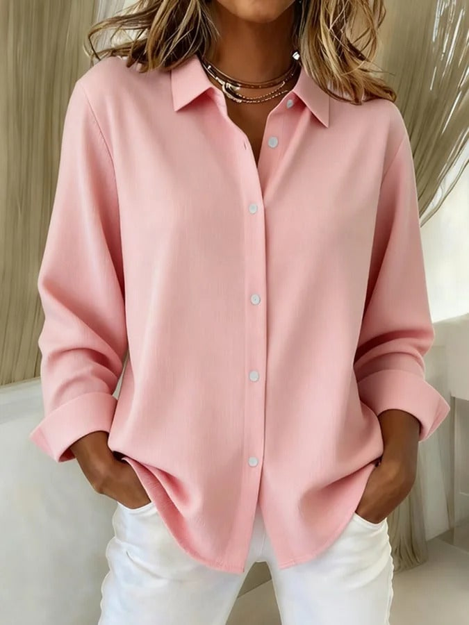 Tove | Blouse éLégante Avec Patte de Boutonnage