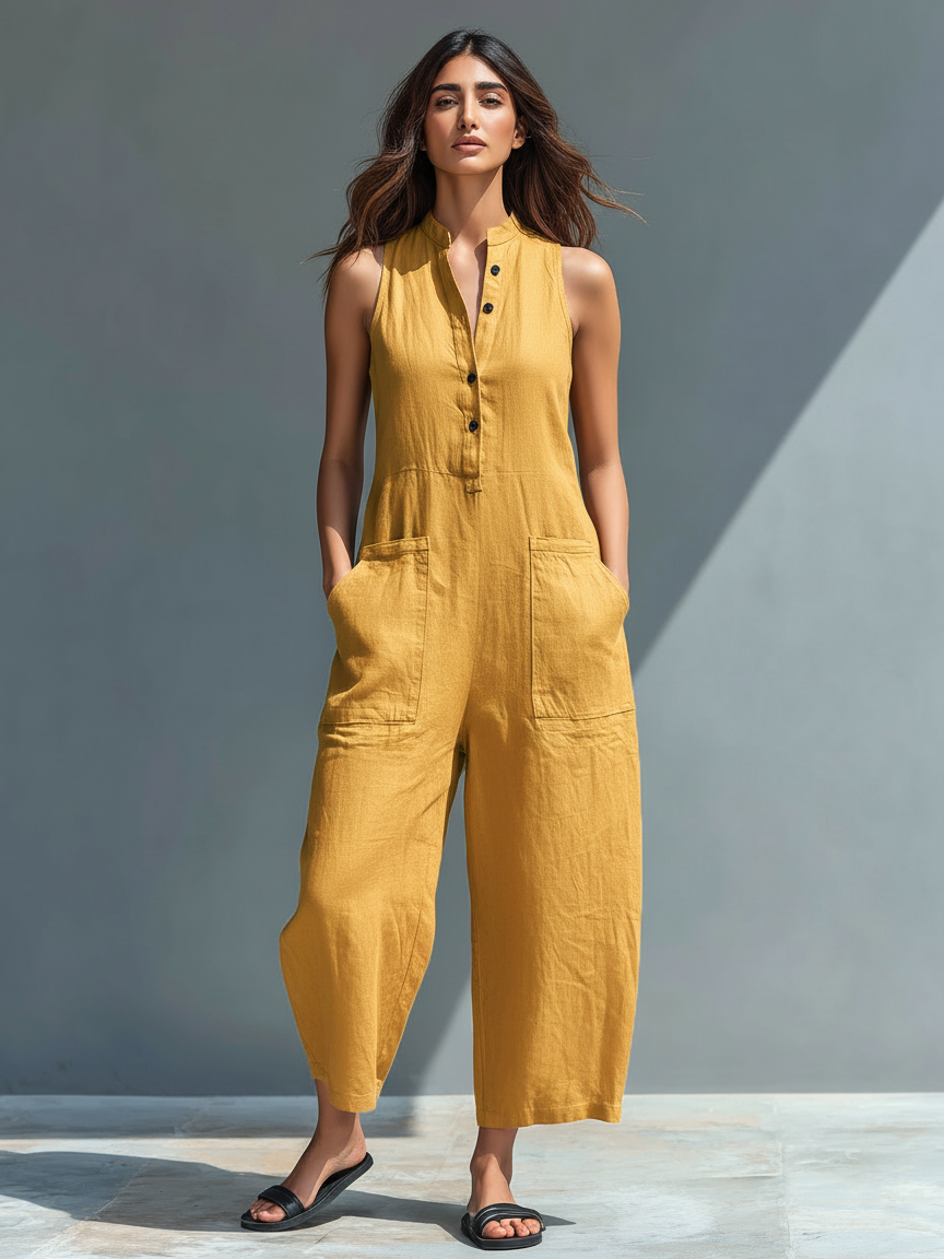 Novera - Jumpsuit Minimaliste Élégant