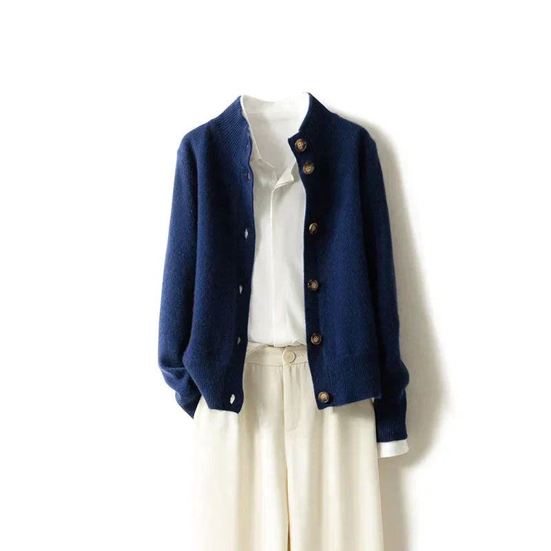 Arlina - Élégant Cardigan en Mérinos