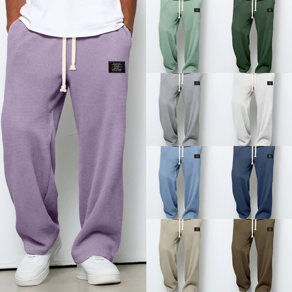 Samuel - Pantalons Larges Confortables