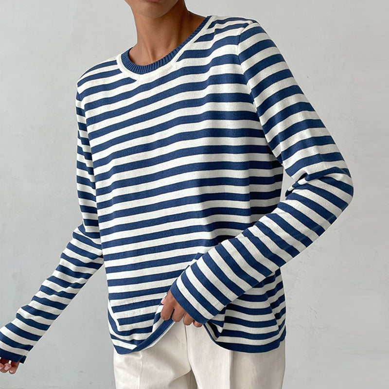 Nicole - Pull Rayé Chic
