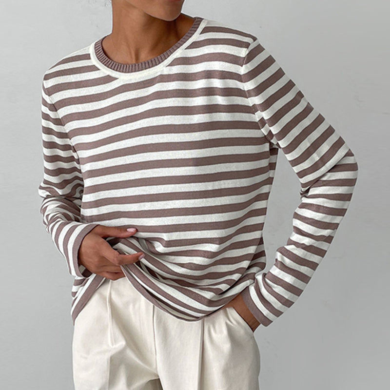 Nicole - Pull Rayé Chic