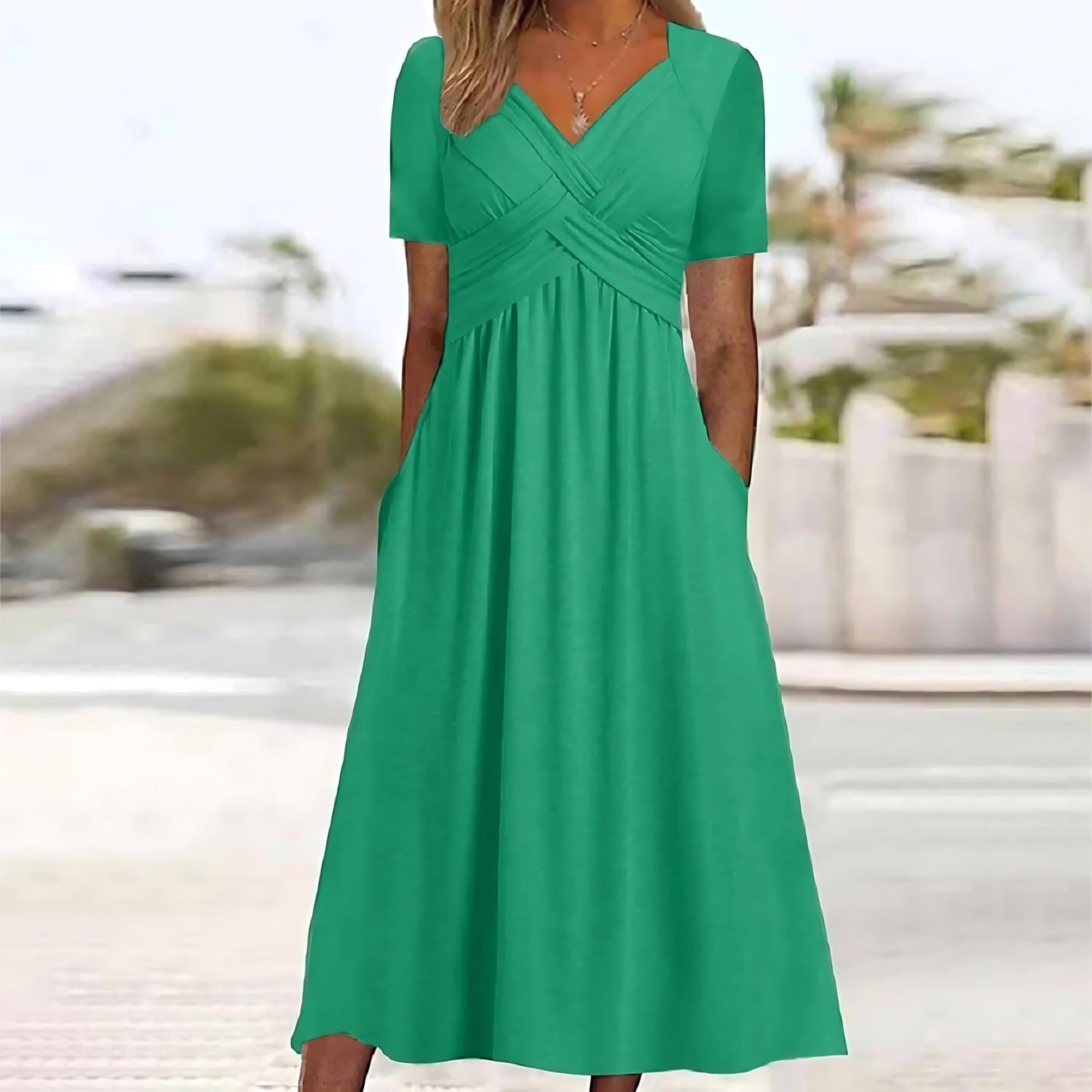 Isa | Robe Midi éLégante éVasée (A-Line)