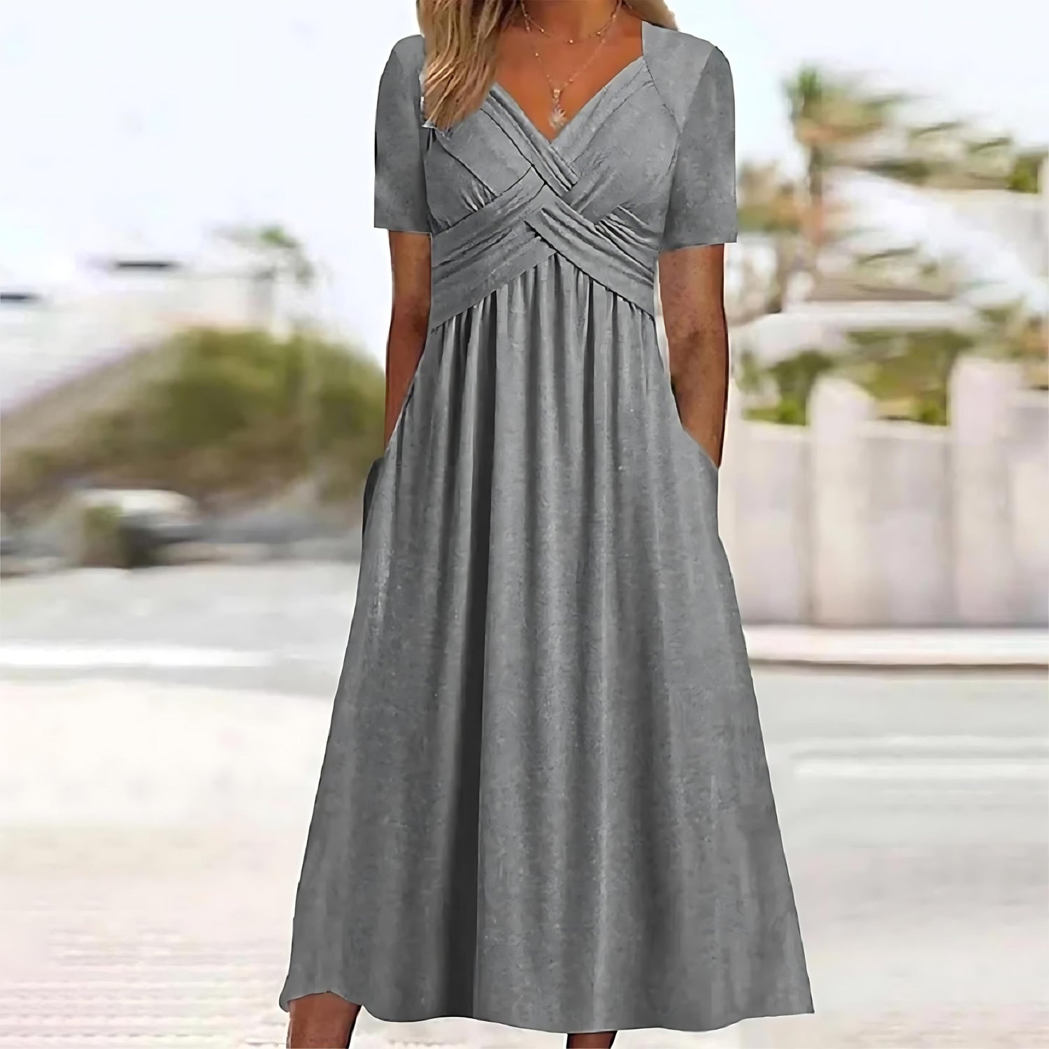 Isa | Robe Midi éLégante éVasée (A-Line)
