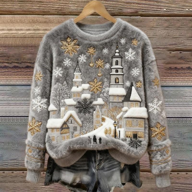 Talbot - Pull Fluffy de Noël.