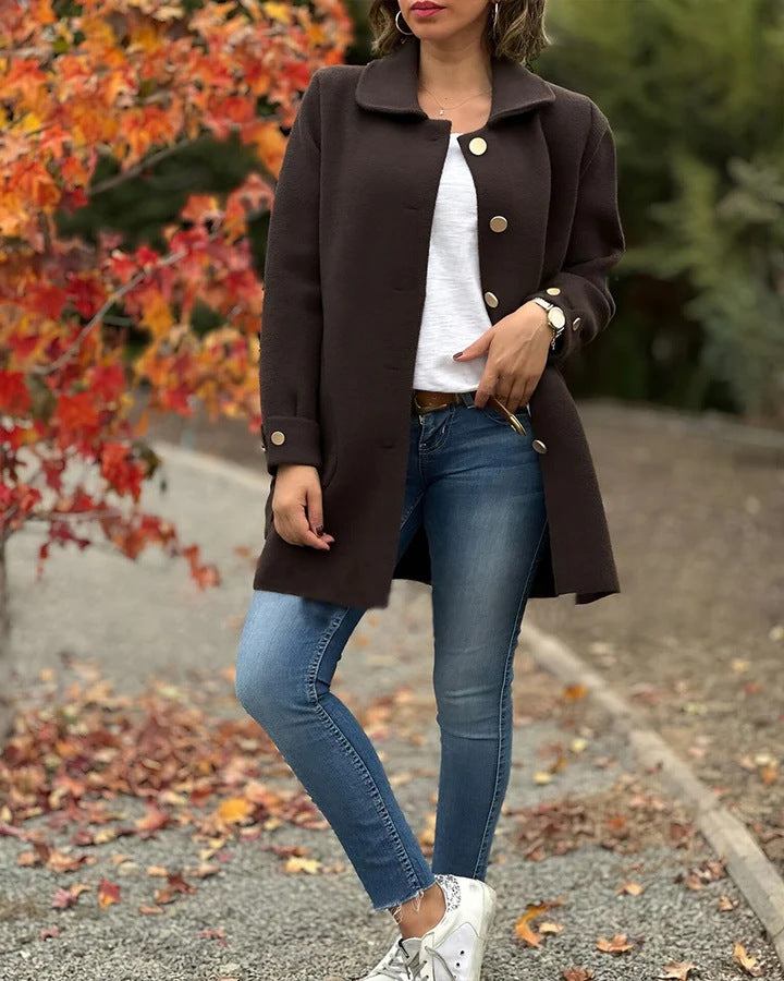 Maelis - Manteau Oversize Élégant