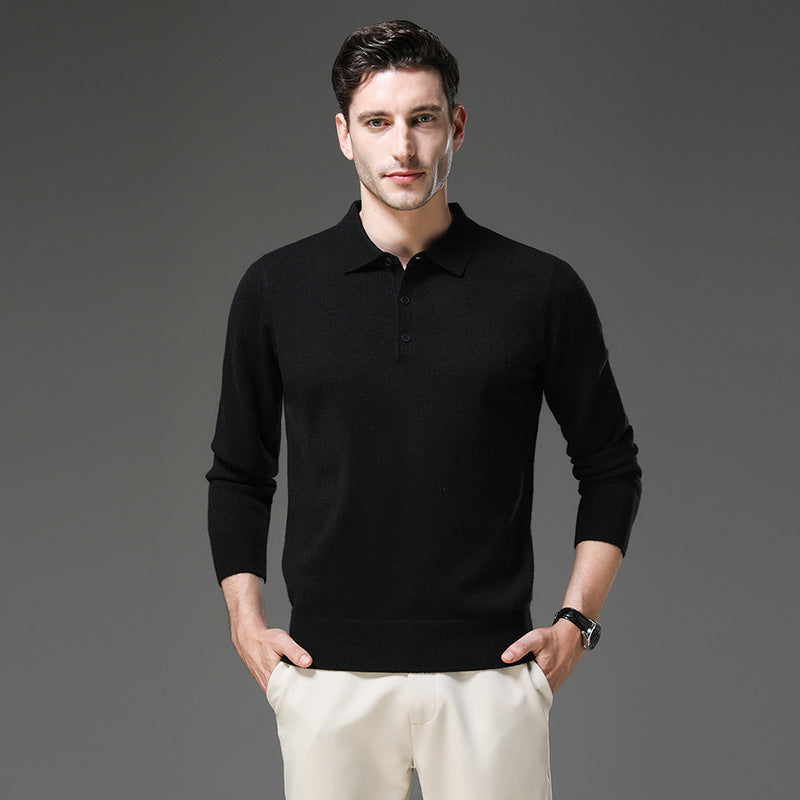 Rafael - Pull Polo en Cachemire