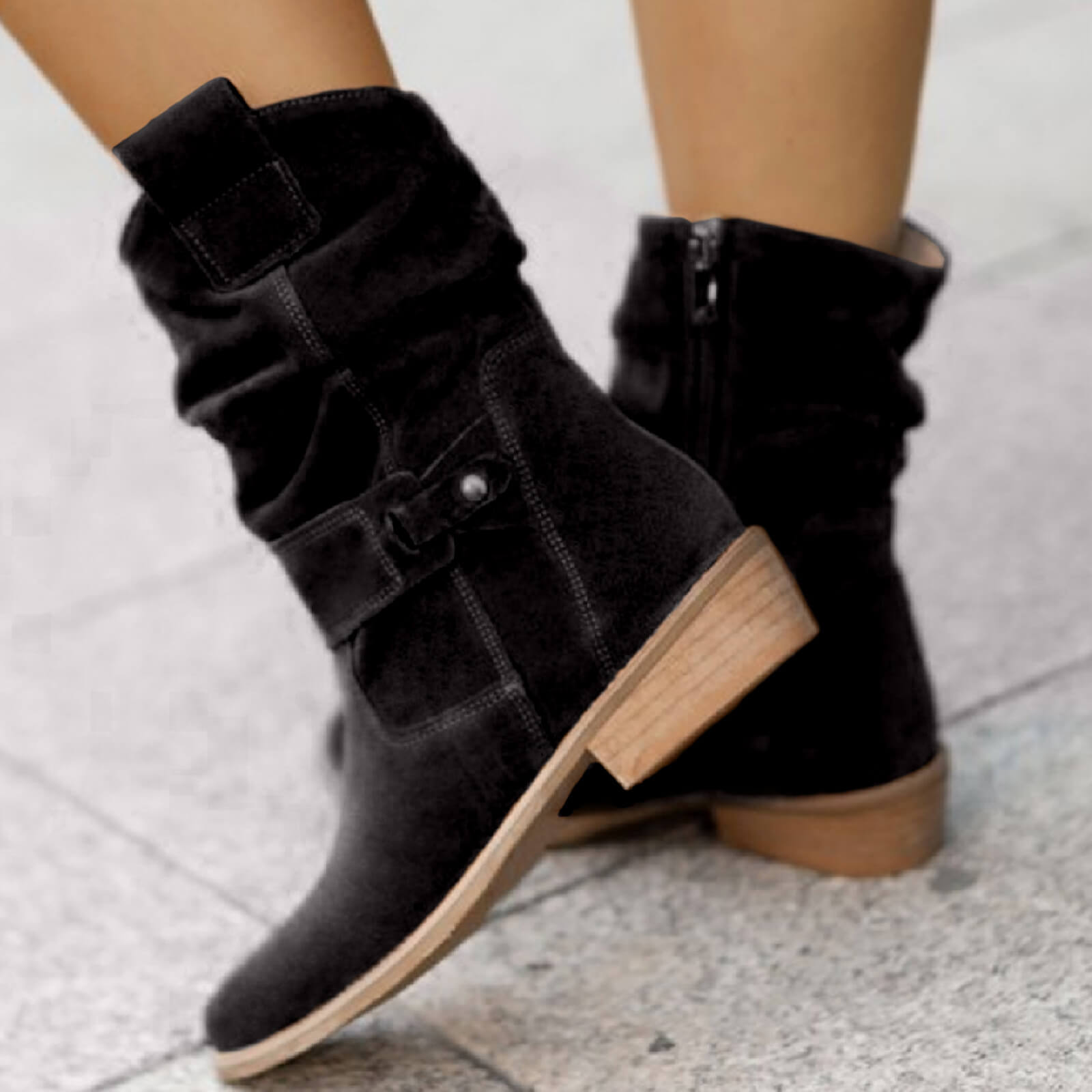 Celine - Bottes en Suède Élégantes