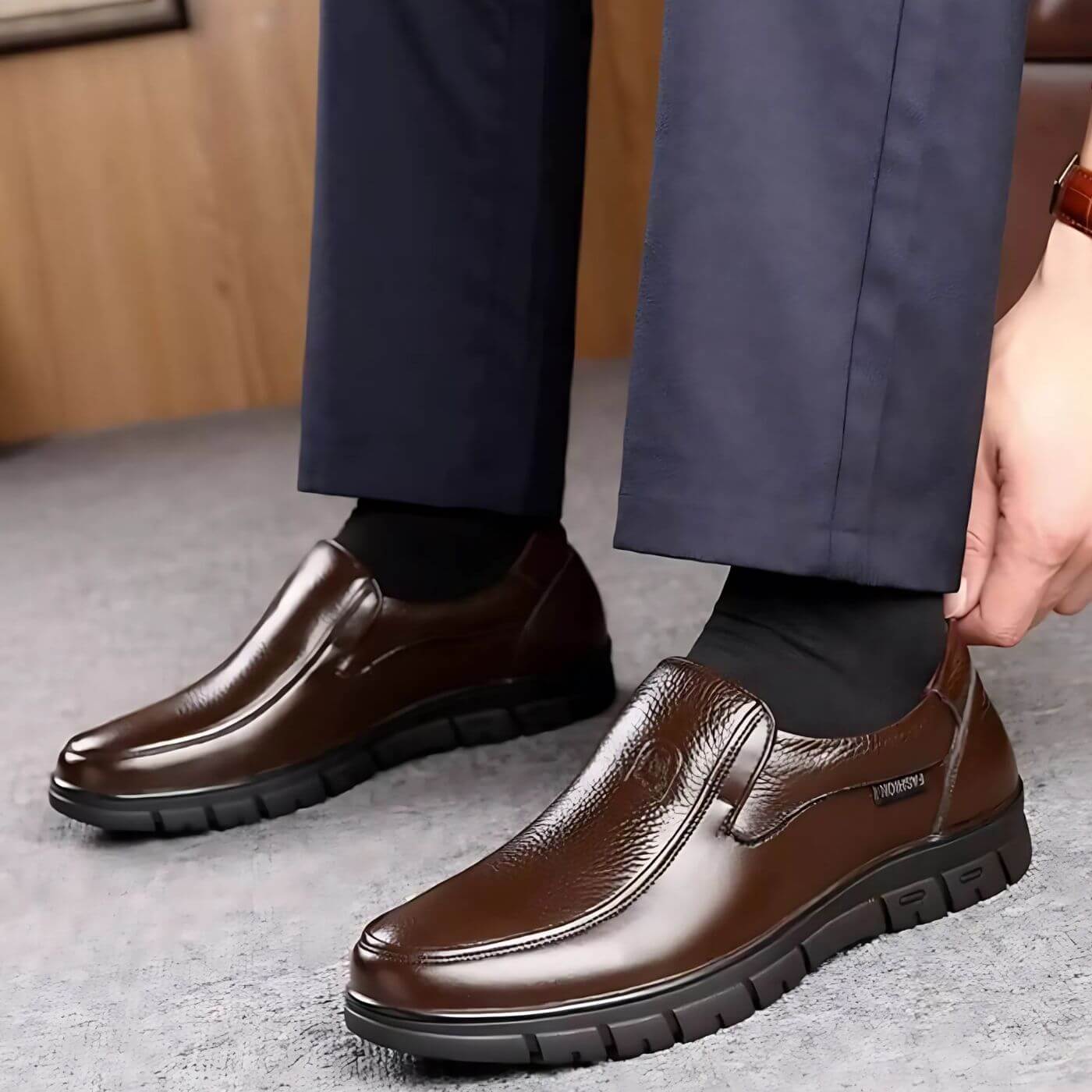 Massimo - Chaussures Confortables Antidérapantes