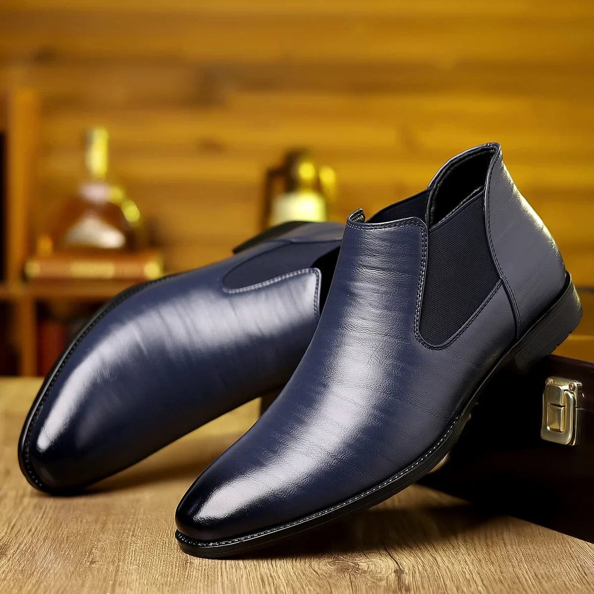Simon - Bottines En Cuir Élégantes