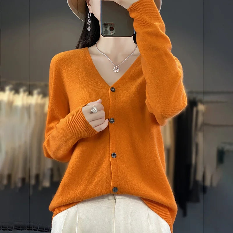 Odessia - Cardigan Cachemire Élégant