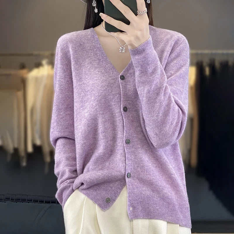 Odessia - Cardigan Cachemire Élégant
