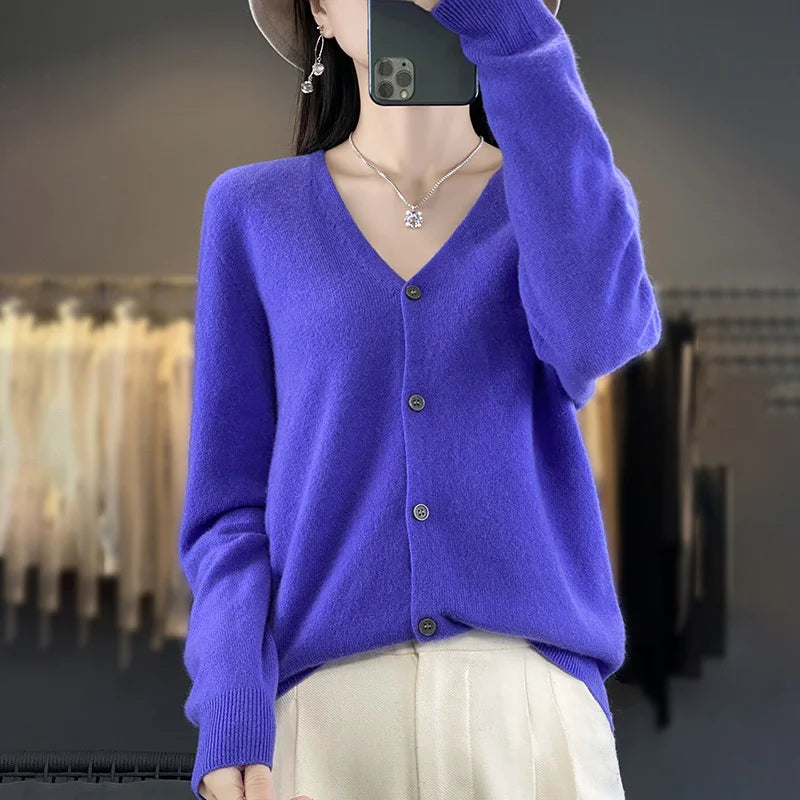 Odessia - Cardigan Cachemire Élégant