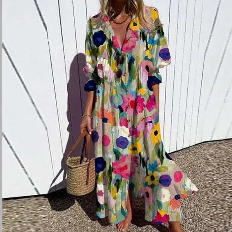 Maisie - Robe Maxi Flatteuse Élégante