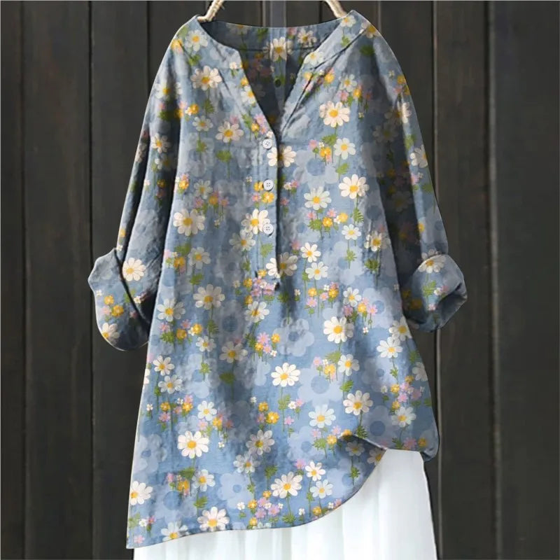 Daniela - Élégante Blouse Fleurie
