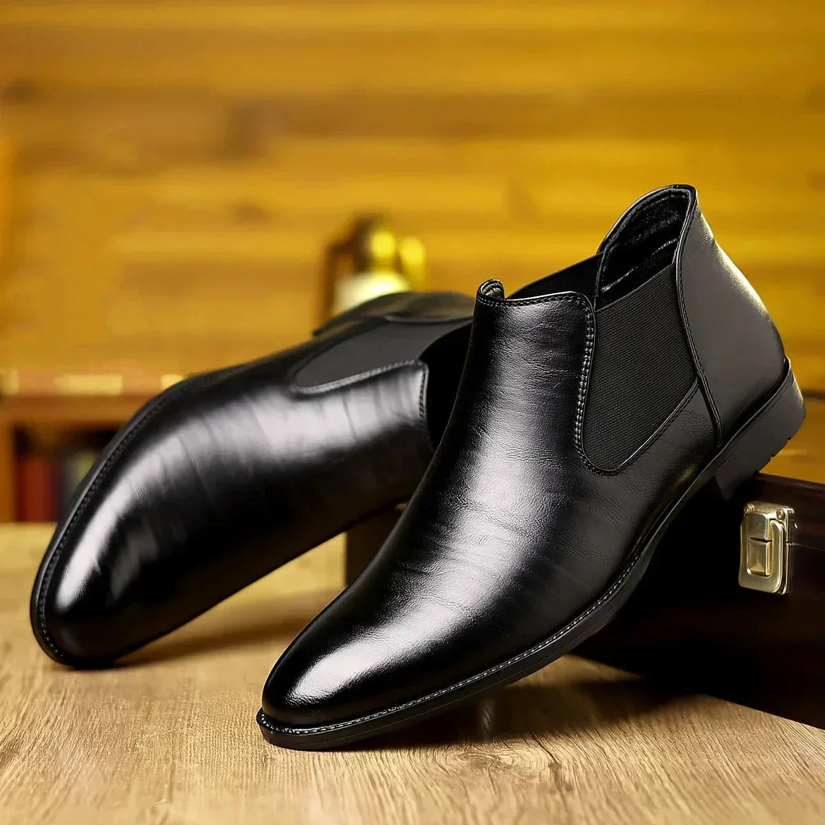 Simon - Bottines En Cuir Élégantes