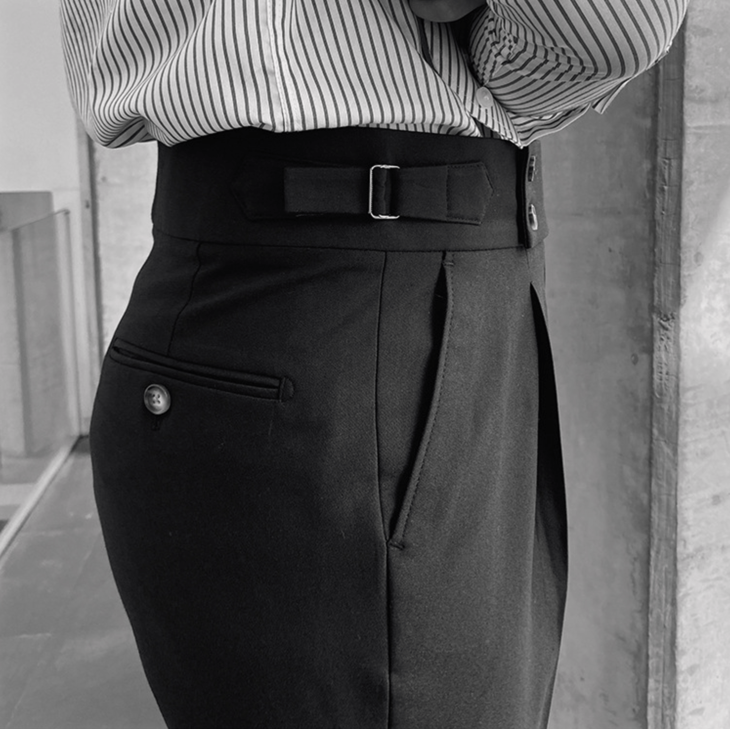Edward - Pantalons Taille Haute Élégants