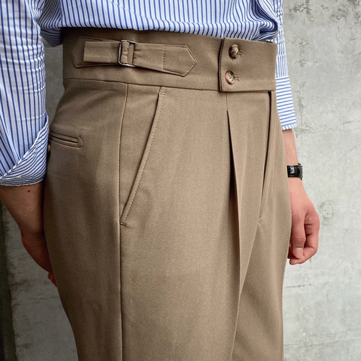 Edward - Pantalons Taille Haute Élégants