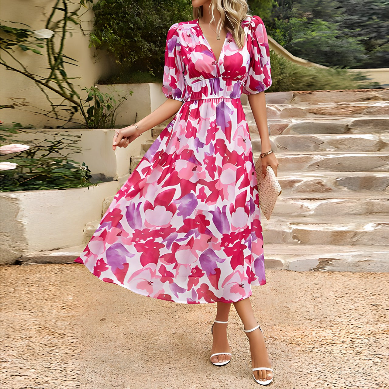 Jenny - Chic Robe Midi Élégante