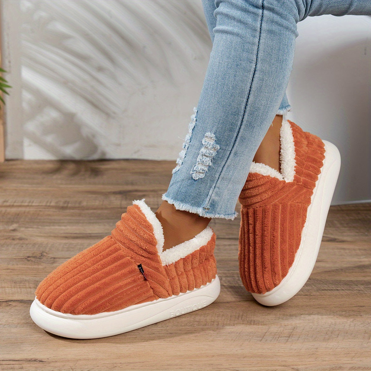 CozyStep - Chaussons Douillets Élégants