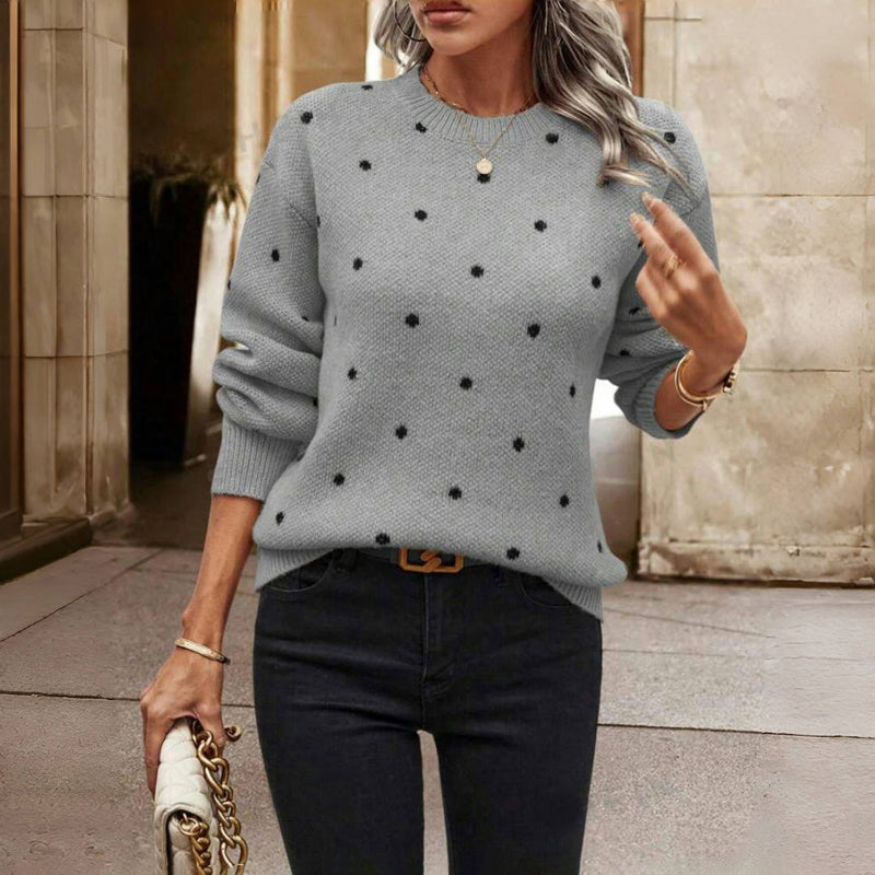 Maria - Pull à Pois Amusant