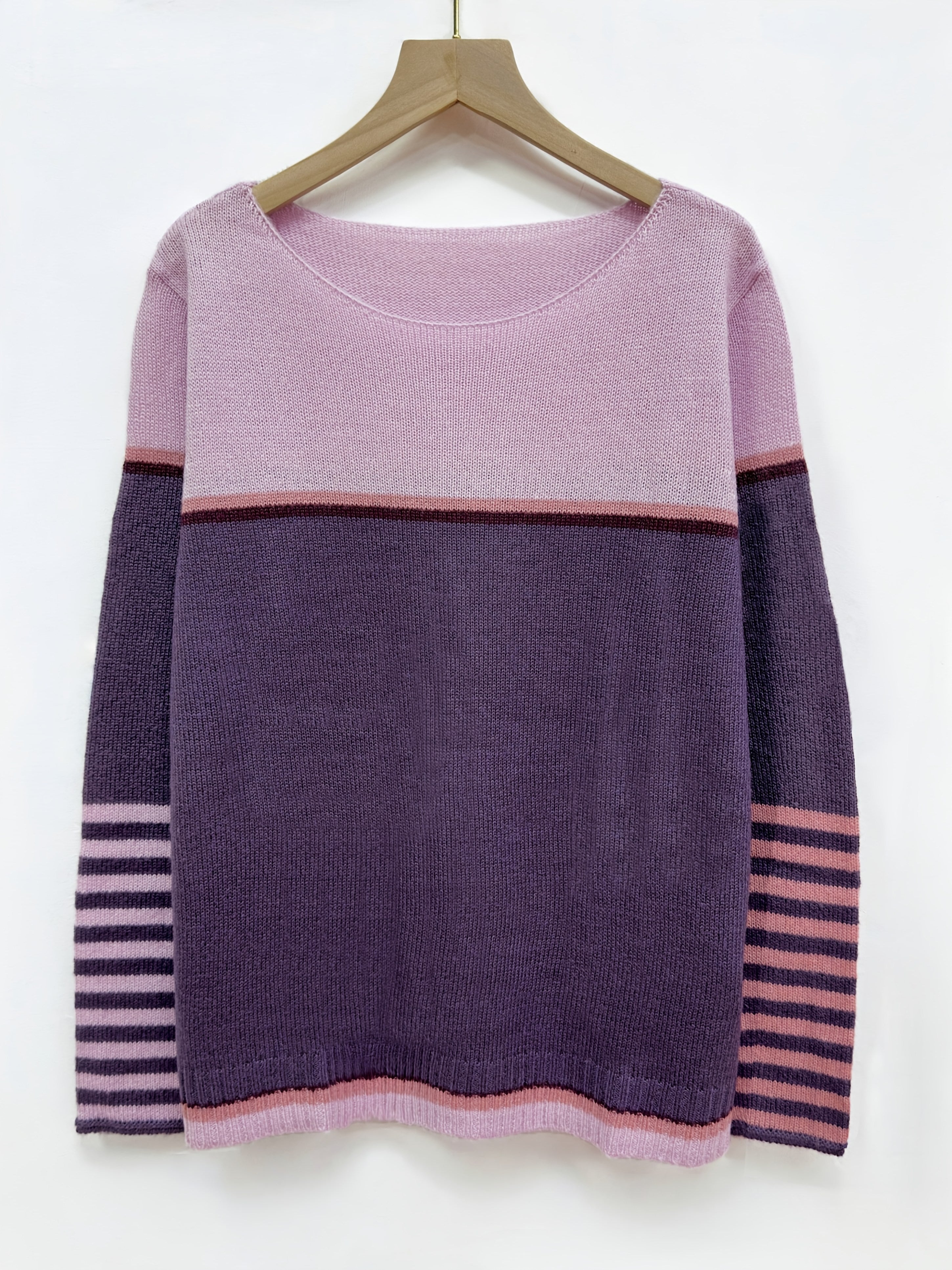 Katharina – Pull Rayé à Manches Longues