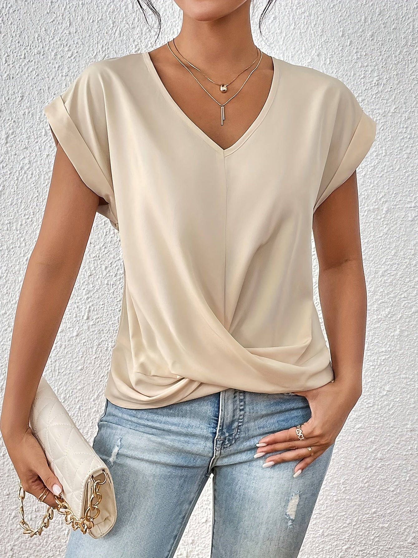 Cleo - T-shirt Décontracté Élégant