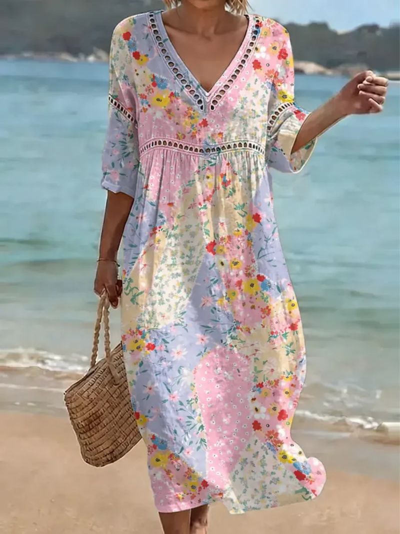 Clara - Robe Florale Décontractée