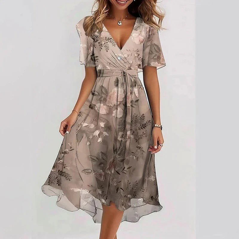 Yara - Robe Florale Élégante