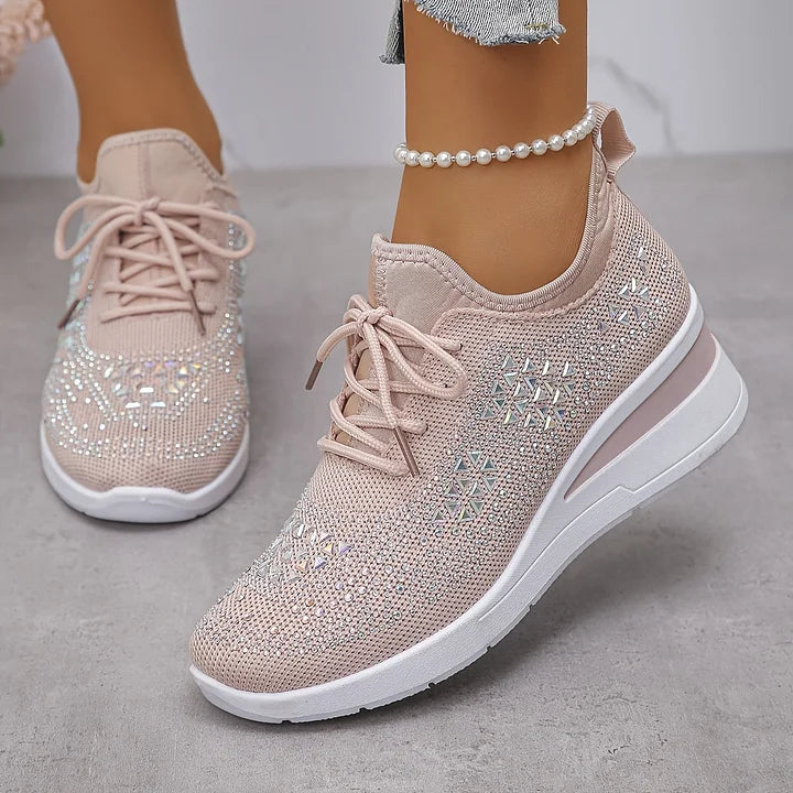 Giselle – Baskets orthopédiques avec des strass étincelants