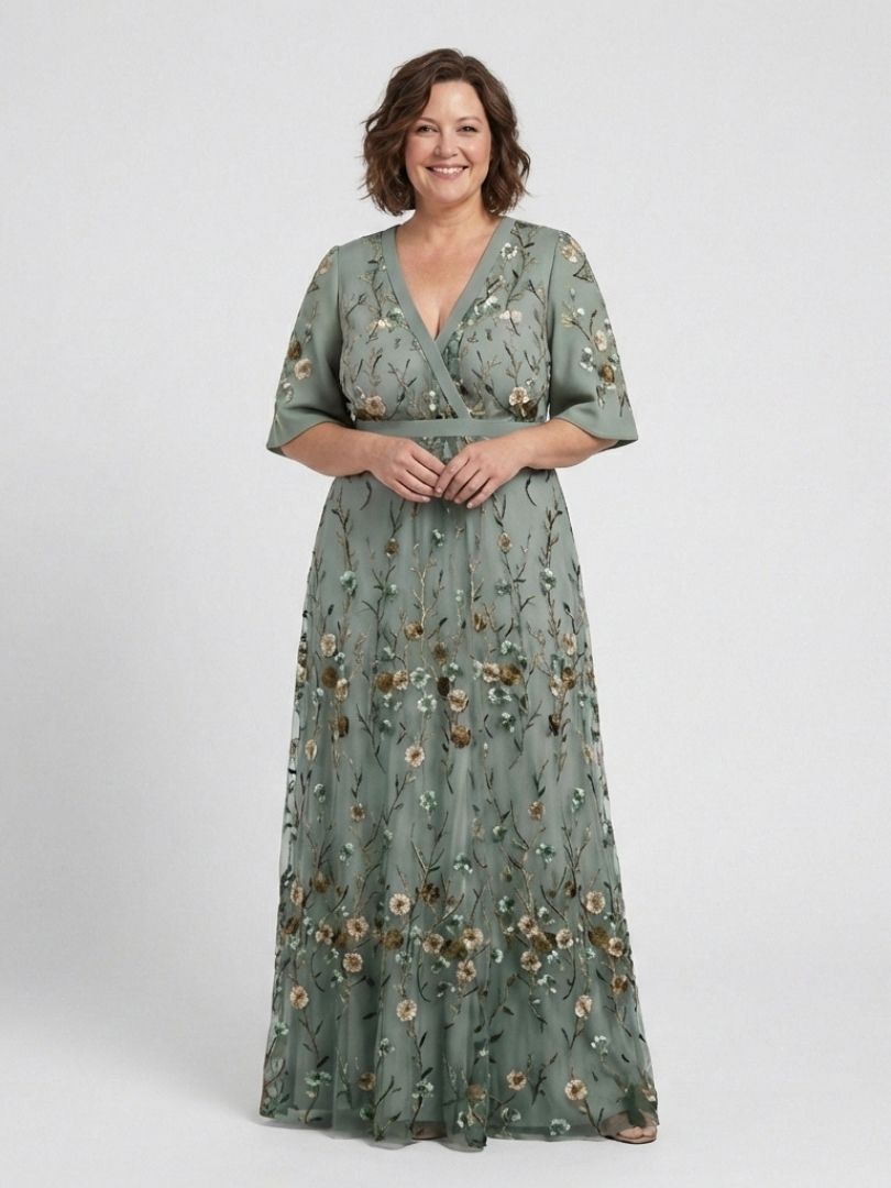 Evadne - Robe Maxi Fleurie Aérée