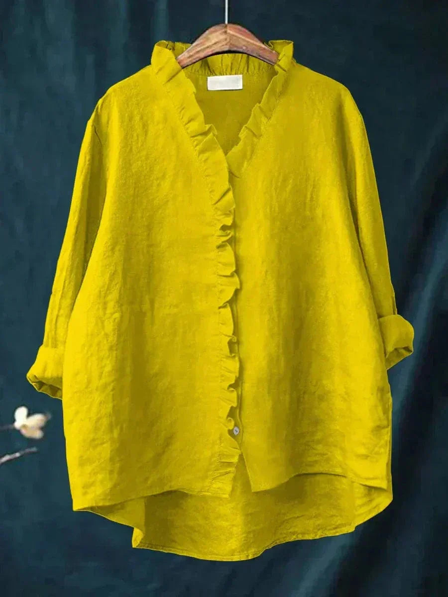 Valorine - Blouse Décontractée en Lin